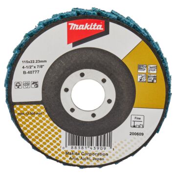 Makita B-40777 Lamellen conditioneringschijf 115 mm fijn