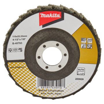 Makita B-40783 Lamellen conditioneringschijf 115 mm extra fijn