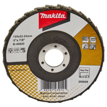 Makita B-40820 Lamellen conditioneringschijf 125 mm extra fijn