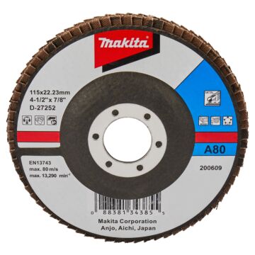 Makita D-27252 Lamellenschijf 115mm A80