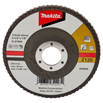 Makita D-27660 Lamellenschijf 115mm Z120