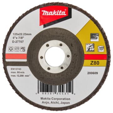 Makita D-27707 Lamellenschijf 125mm Z80