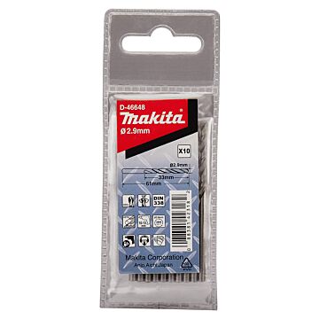 Makita D-46648 Metaalboor 2,9X61mm