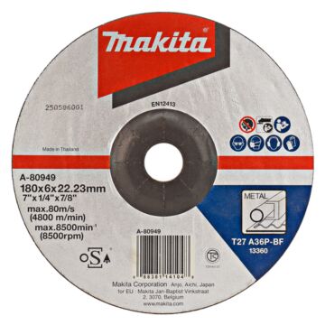 Makita A-80949 Afbraamschijf 180x6,0mm staal