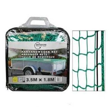  Aanhangwagennet afdeknet 3,5 x 1,8 mtr. in tas