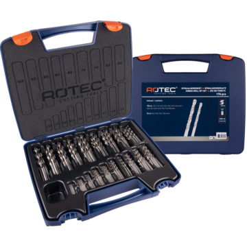 Metaalborenset 170-dlg. Rotec HSS-G, Silver-Line PROF.