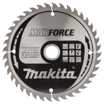 Makita B-08420 Cirkelzaagblad Hout
