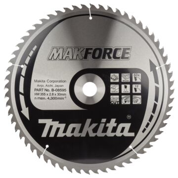 Makita B-08595 Cirkelzaagblad Hout