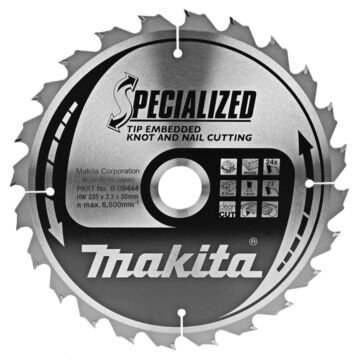 Makita B-09444 Cirkelzaagblad Hout (noest/spijker)
