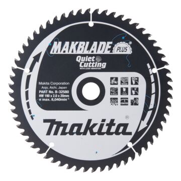 Makita B-32580 Afkortzaagblad Hout
