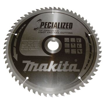 Makita B-33211 Cirkelzaagblad Hout (noest/spijker)