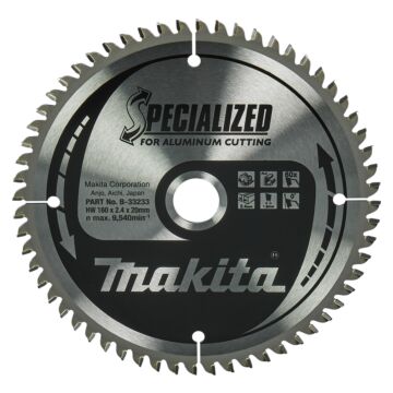 Makita B-33233 Cirkelzaagblad Aluminium
