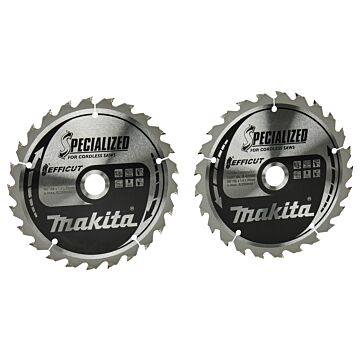 Makita B-62985-2 Twin-Pack Cirkelzaagblad Hout