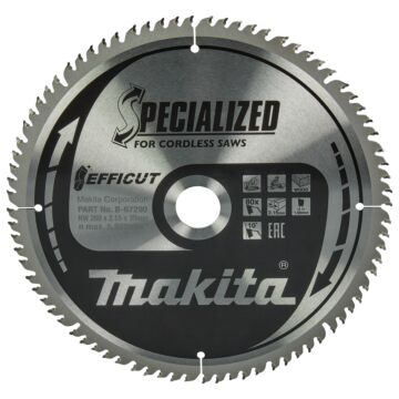 makita B-67290 Afkortzaagblad Hout
