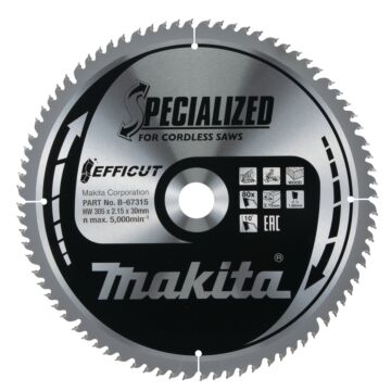 Makita B-67315 Afkortzaagblad Hout