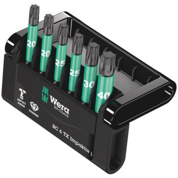 Wera BIT-CHECK 6 TX IMPAKTOR 1, 6 -DELIG