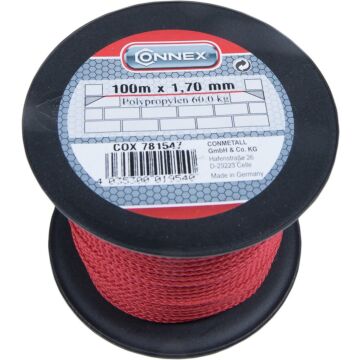 CONNEX METSELKOORD PP 1.7mm RO BOBIJN/100m