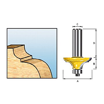 Makita D-11623 Multiprofielfr+lag 38,1 S8