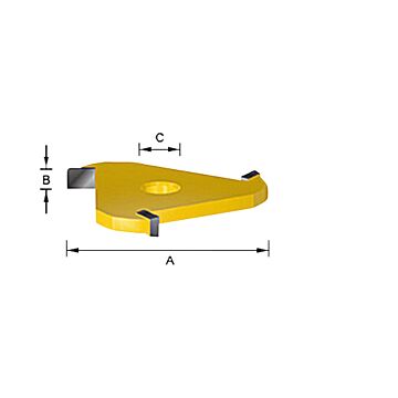 Makita D-12061 Groefmes HM 4,0mm