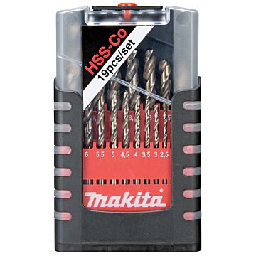 Makita D-50463 Borenset HSS-CO 19-delig