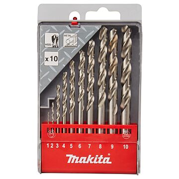 Makita D-57205 Metaalborenset 10-delig