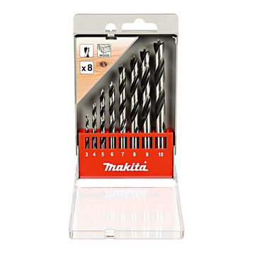 Makita D-57227 Houtspiraalborenset 8-delig