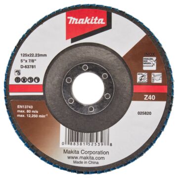 Makita D-63781 Lamellenschijf 125mm Z40
