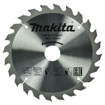 Makita D-64951 Cirkelzaagblad Hout