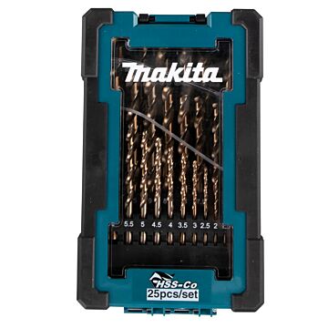 Makita D-67577 HSS-Co Metaalborenset 1-13mm 25-delig