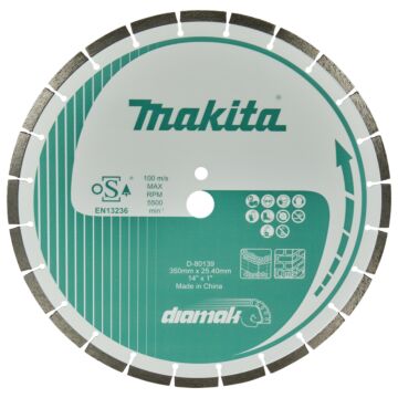 Makita D-80139 Diamantschijf 350x25.4x3,2 mm
