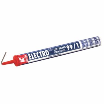 Griffon Electro Draadsoldeer Tin/Koper 99/1 Harskern Ø 1.5 mm Doseerpen 3 m NL/FR