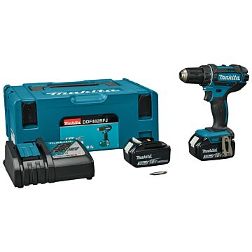 Makita DDF482RFJ 18 V Boor-/schroefmachine