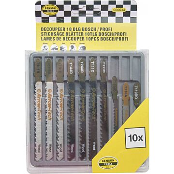 Decoupeerzaagbladenset 10dlg. HCS