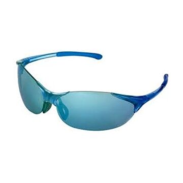 Veiligheidsbril JSP Iles Azure Blue Mirrored