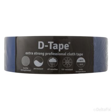 D-TAPE PERMANENT BLAUW 50MX50MM, DUCT TAPE