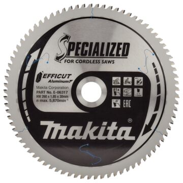 Makita E-06317 Afkortzaagblad Aluminium
