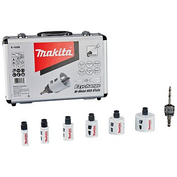 Makita E-12326 Gatzaagset 7-delig snelwissel 20-65mm