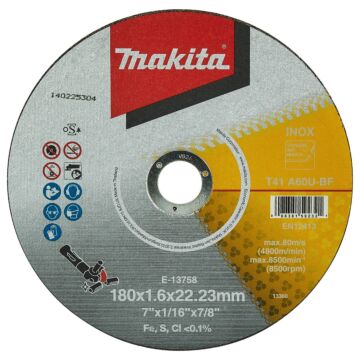 Makita E-13758 Doorslijpschijf RVS