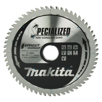 Makita E-16863 Afkort- en cirkelzaagblad Aluminium