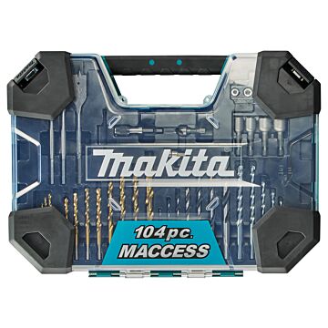 Makita E-22604 Boor-/schroefbitset 104-Delig