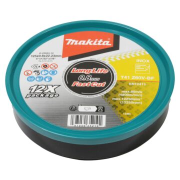 Makita E-22953-12 Doorslijpschijf RVS