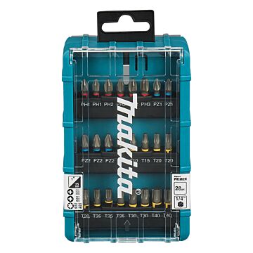 Makita E-25068 Slagschroefbitset 28-delig