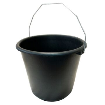 Gripline-X 5 L Emmer zwart, knopbeugel, L-scala