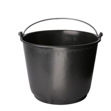 Kreuwel Plastics Almelo BV. Bouwemmer 13 liter zwart