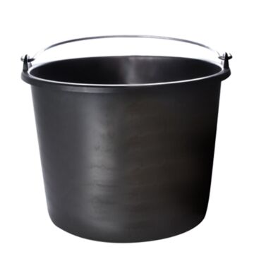 Kreuwel Plastics Almelo BV. Bouwemmer 20 liter 'ECO' zwart