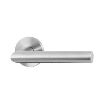GPF bouwbeslag GPF115VR RVS mat L-haaks model 19mm deurkruk op rozet 53x6mm