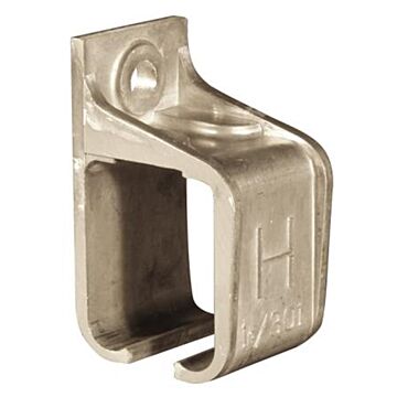 Henderson Wanddrager open, aluminium