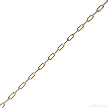 KLOKKETTING VERMESS. 6.6X1.3MM per meter