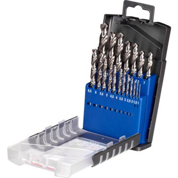 KWB  HSS-spiraalborenset SILVER STAR, 19-delig 