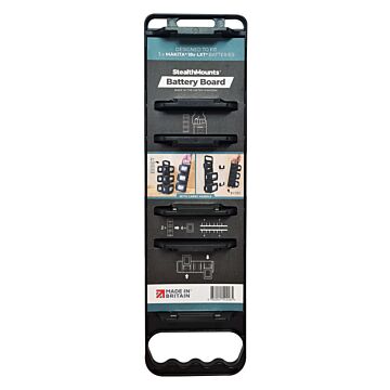 Stealth Mount BatteryBoard met handgreep voor Makita LXT - zwart